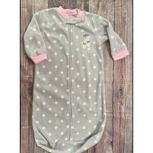 Carter’s Baby Girl Ballet Fleece Sleep Sack Sleeper, Size Newborn